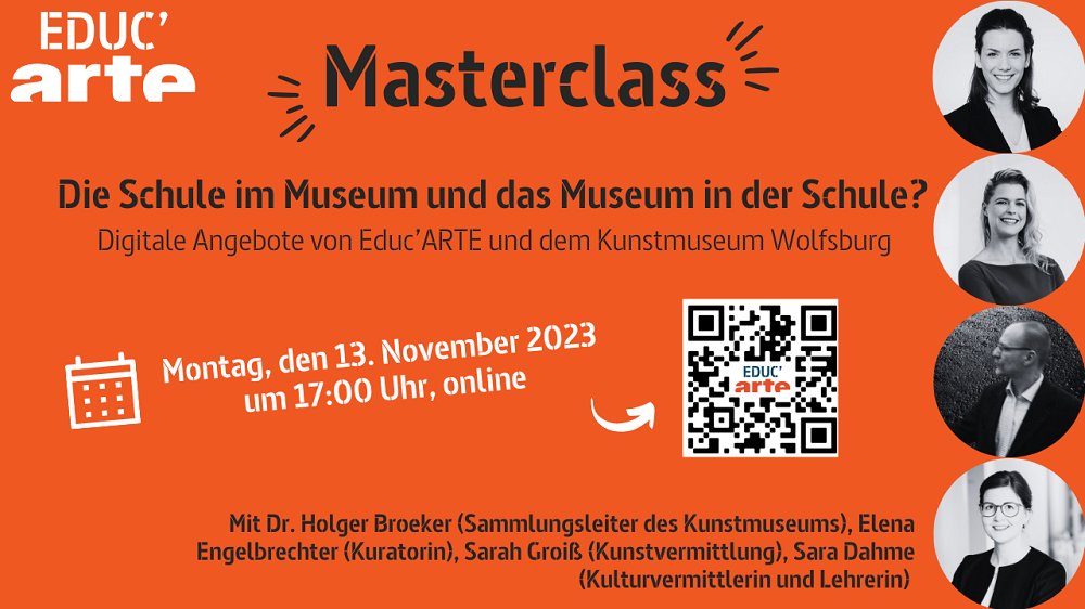 Heute Nachmittag noch nichts vor? 🤨

Nehmen Sie an unserer Masterclass in Kooperation mit dem @KunstmuseumWUB teil! 😊

📅 13.11. um 17:00 
💻 Online und kostenlos
👉 Zur Anmeldung geht's hier entlang: bit.ly/3QVb81T