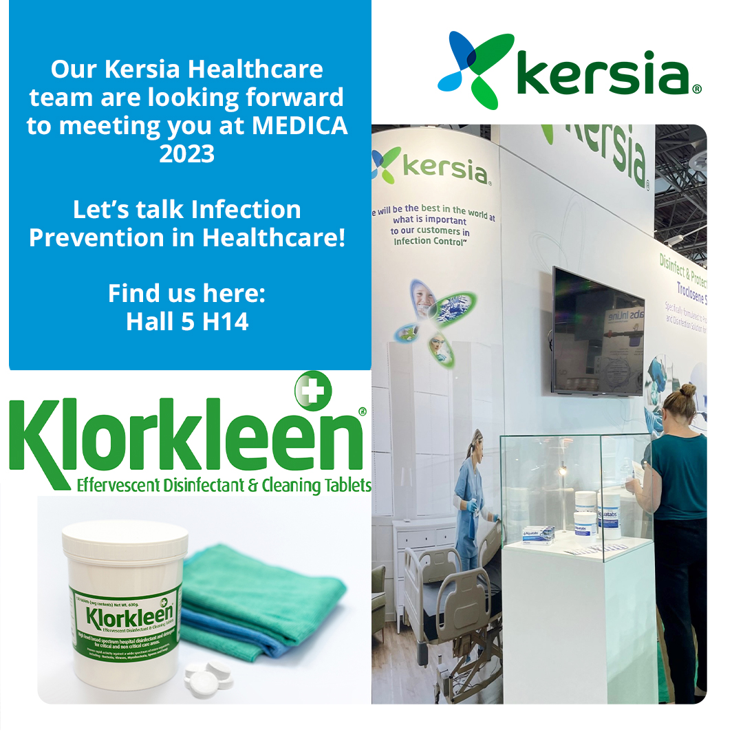 Join us at Medica! Our team is excited to discuss infection prevention and control in the healthcare, agriculture, and water sectors with you. 

#Medica2023 #watertreatment #surfacedisinfection #infectionprevention #nadcctablets