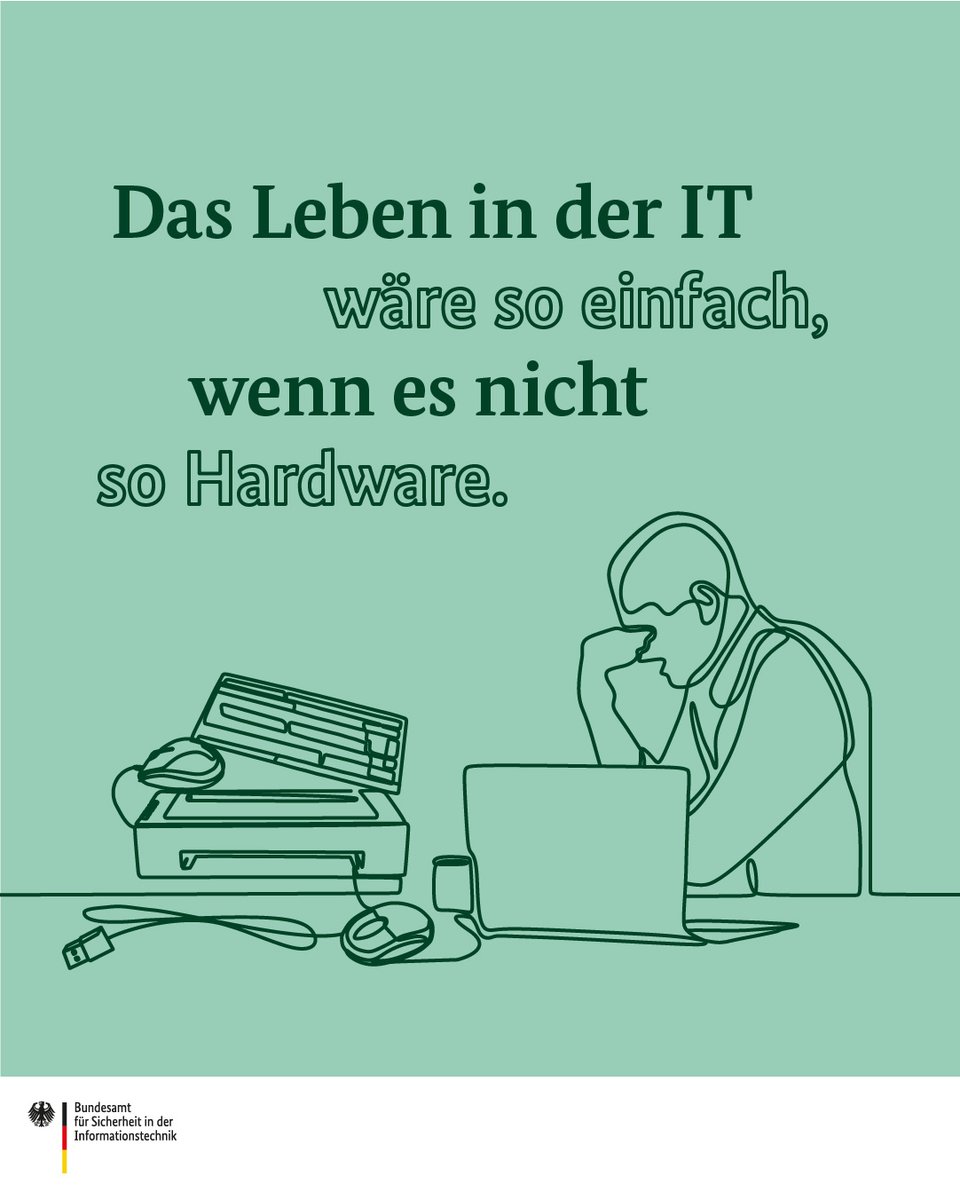 BSI_Bund's tweet image. Gestern war der „Tag der Wortspiele&quot; und ... wir mussten es zum Wochenstart wieder rausholen! ⌨😂

#DeutschlandDigitalSicherBSI