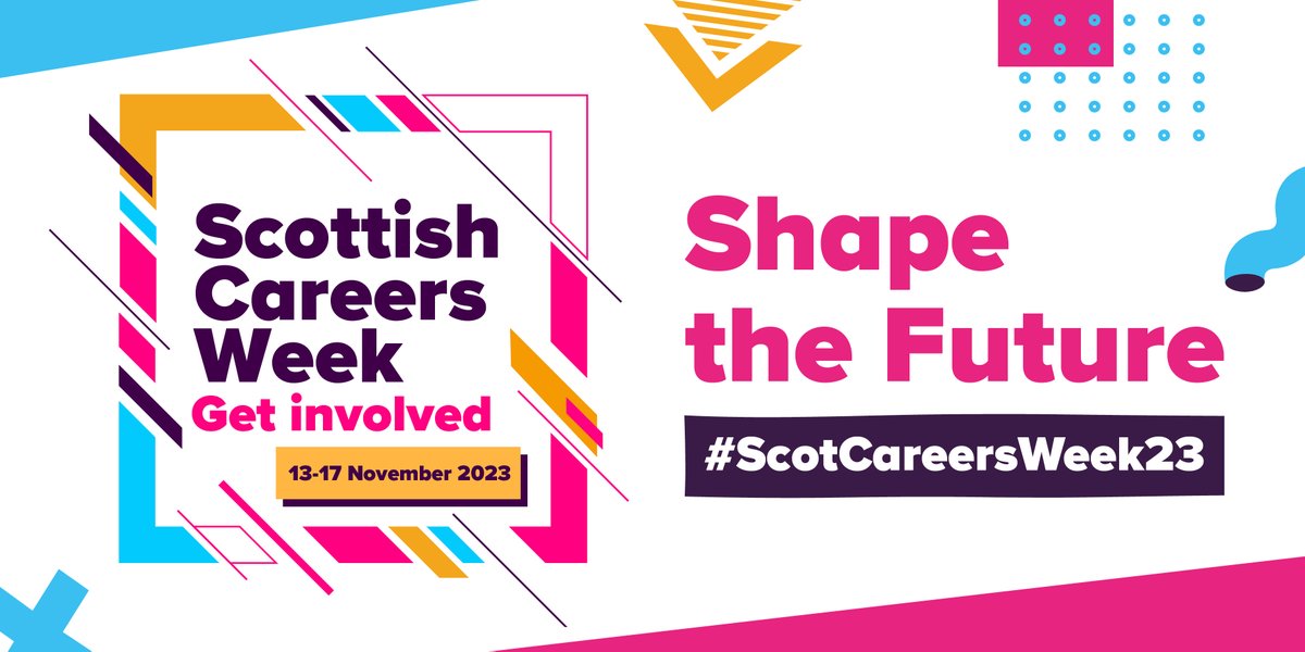 We’re excited to support #ScotCareersWeek23 to help highlight the career support available to everyone across Scotland 🤝 Find out how you can get involved and #ShapeTheFuture here 👉 bit.ly/3SDq2ew