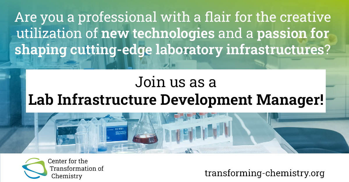 📢Job offer: Are you a professional with a flair for the creative utilization of new technologies and a passion for shaping cutting-edge laboratory infrastructures? Join @CTC_Germany as a Lab Infrastructure Development Manager! Deadline: 30.11.23. jobs.mpikg.mpg.de/jobposting/869…