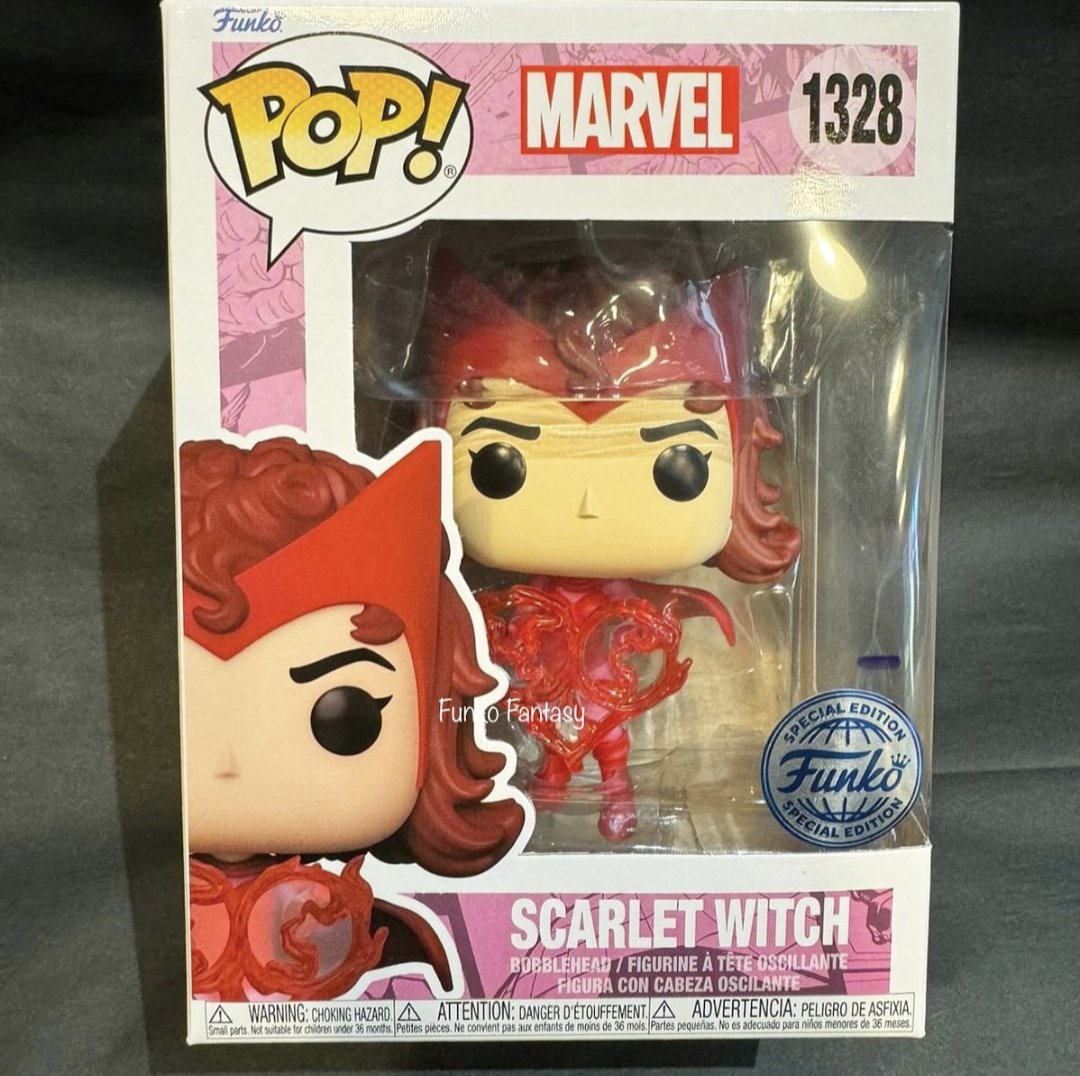 A look at the new Scarlet Witch funko Pop that's getting released 

( 📸 )@Abber_naffy / funkofantasy_funkohk