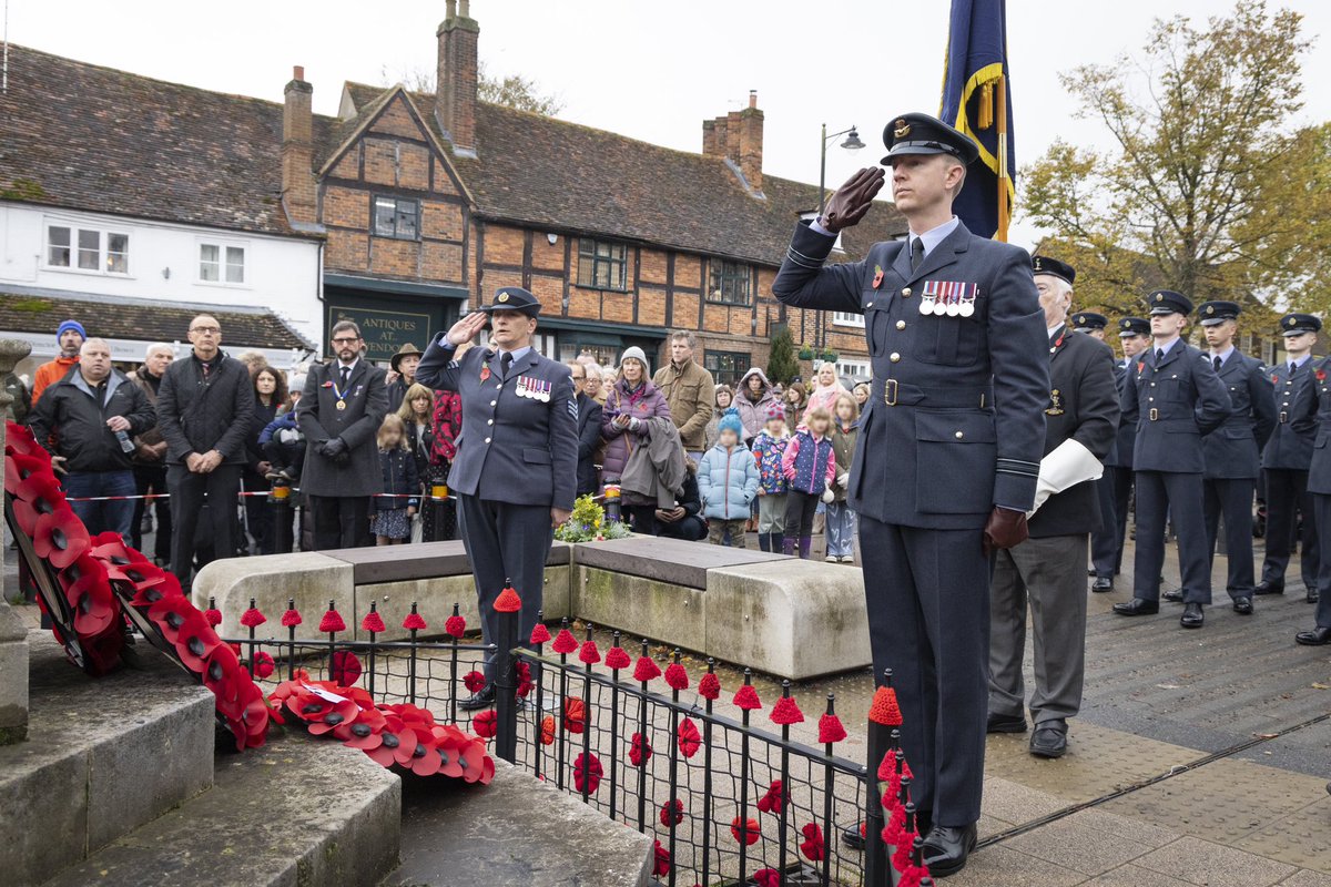 On Remembrance Sunday, RAF Halton was represented at 8 services and wreath laying ceremonies across 3 counties. Commemorating those that lost their lives through conflict, Station personnel paraded alongside Dignitaries, Veterans, and Cadets marking the solemn occasion.
