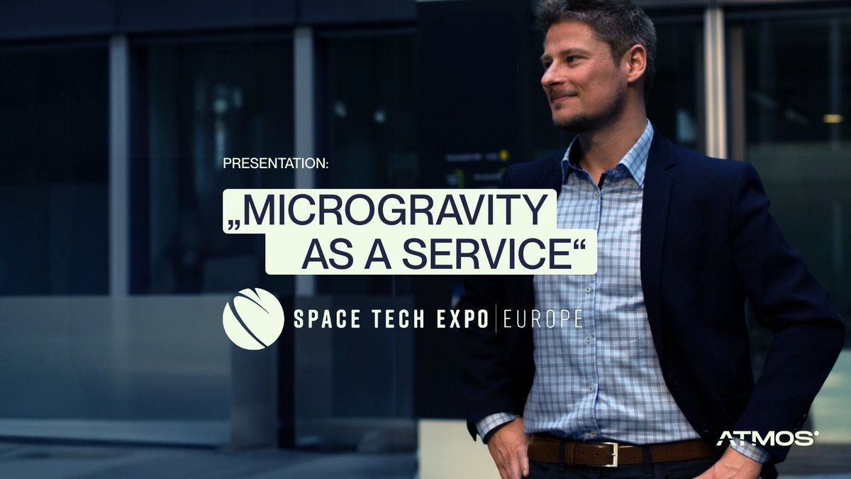 Keen to meet and hear ATMOS Lead Systems Engineer Christian Grimm speak about our work at the Technology Forum at 13:30 CET on 15 Oct at @SpaceTechExpo in Bremen? Head over to HALL 4.1, STAND 425 🛰️ Visit us at our booth in HALL 4.1 - BOOTH 333 on all three days!