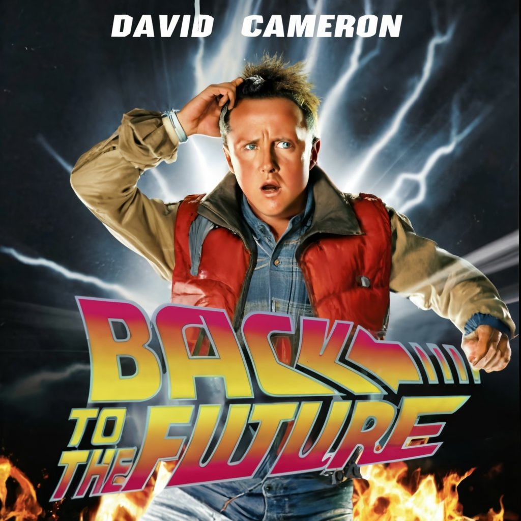 "Doc, I'm from the future!" 

#Reshuffle #DavidCameron #SuellaBraverman