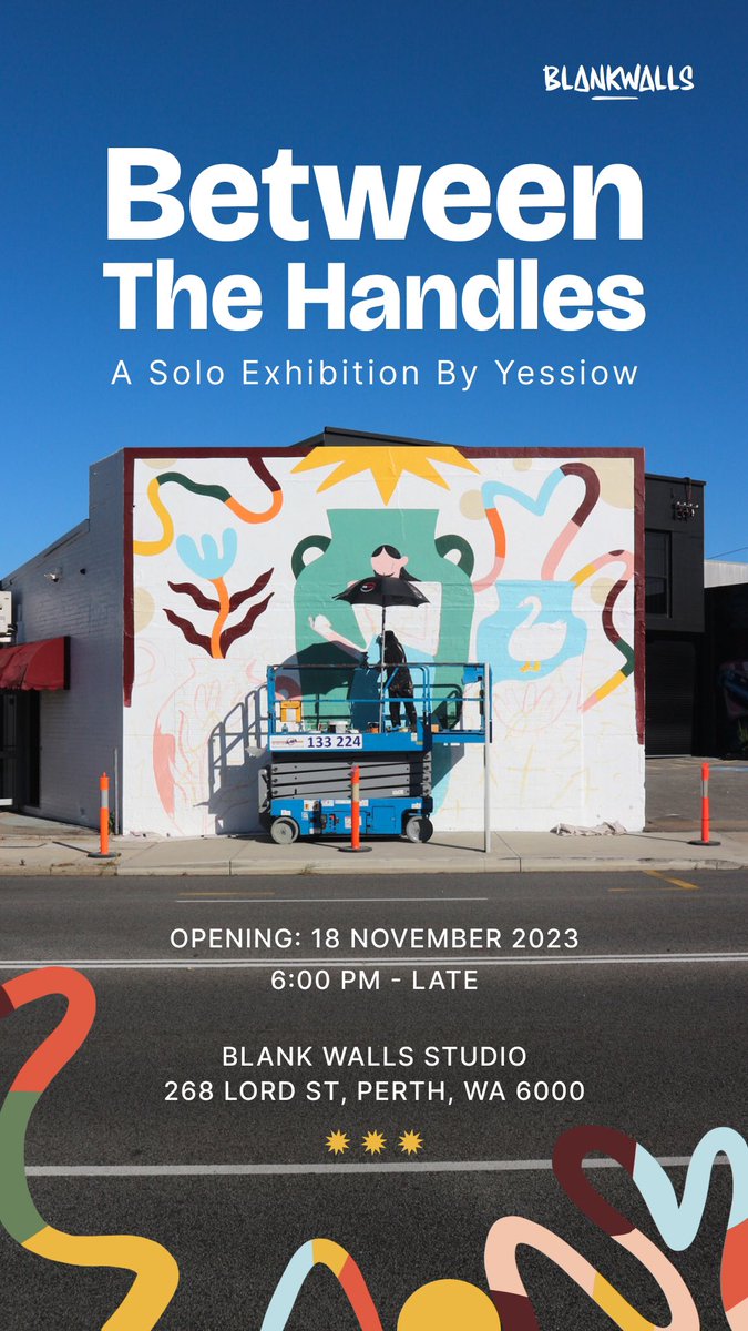 Twitter please do your magic ✨
Solo exhibition pertama ku akhirnya datang. This Saturday at Blank Walls Studio, Perth, WA 🥹✨