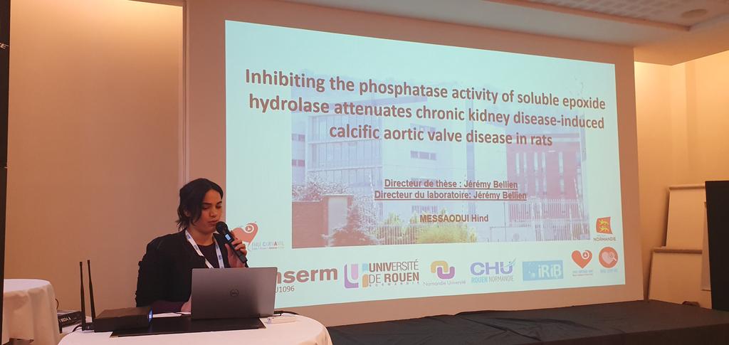 Dernière présentation de cette session étudiante: Hind Messaoudi de l'<a href="/INSERMU1096/">EnVI lab</a> <a href="/univrouen/">Université de Rouen Normandie</a>