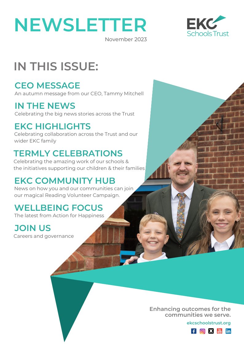 Starting 2023-24 with a bang! But don't just take our word for it; visit ekcschoolstrust.org for our latest #TrustNewsletter - all the big new stories #AllRoadsLeadToEKCSheppeySecondary & the latest celebrations. Get your copy now!
#Proud
#StrongerTogether
#ExcitingTimesAhead