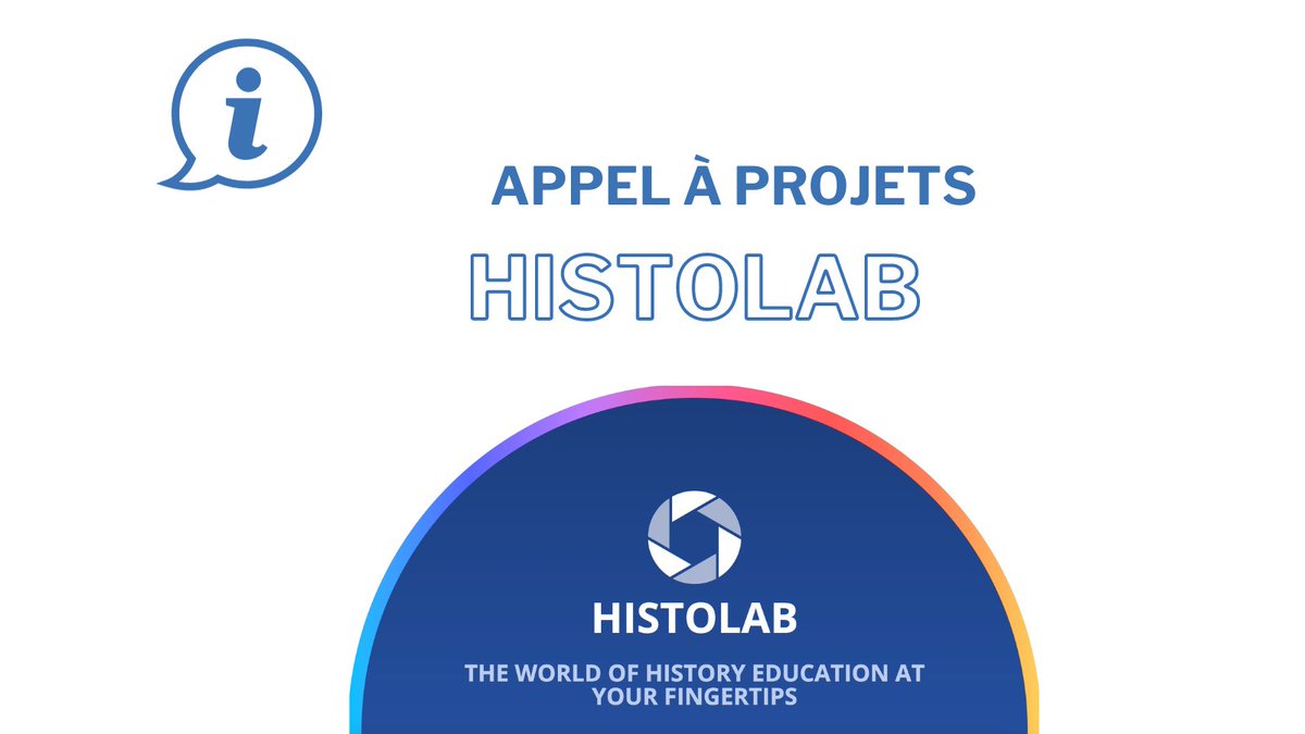 📣APPEL À PROJETS - HISTOLAB sélectionne des Projets originaux pour enseigner l’Histoire lors de Journées Européennes de l'Innovation dans l’enseignement de l’Histoire les 3 et 4/04/2024. Dossier à remplir jusqu’au 15/12/2023.
+ d'infos : bit.ly/C77-APPEL-HIST…
@CoE_Education