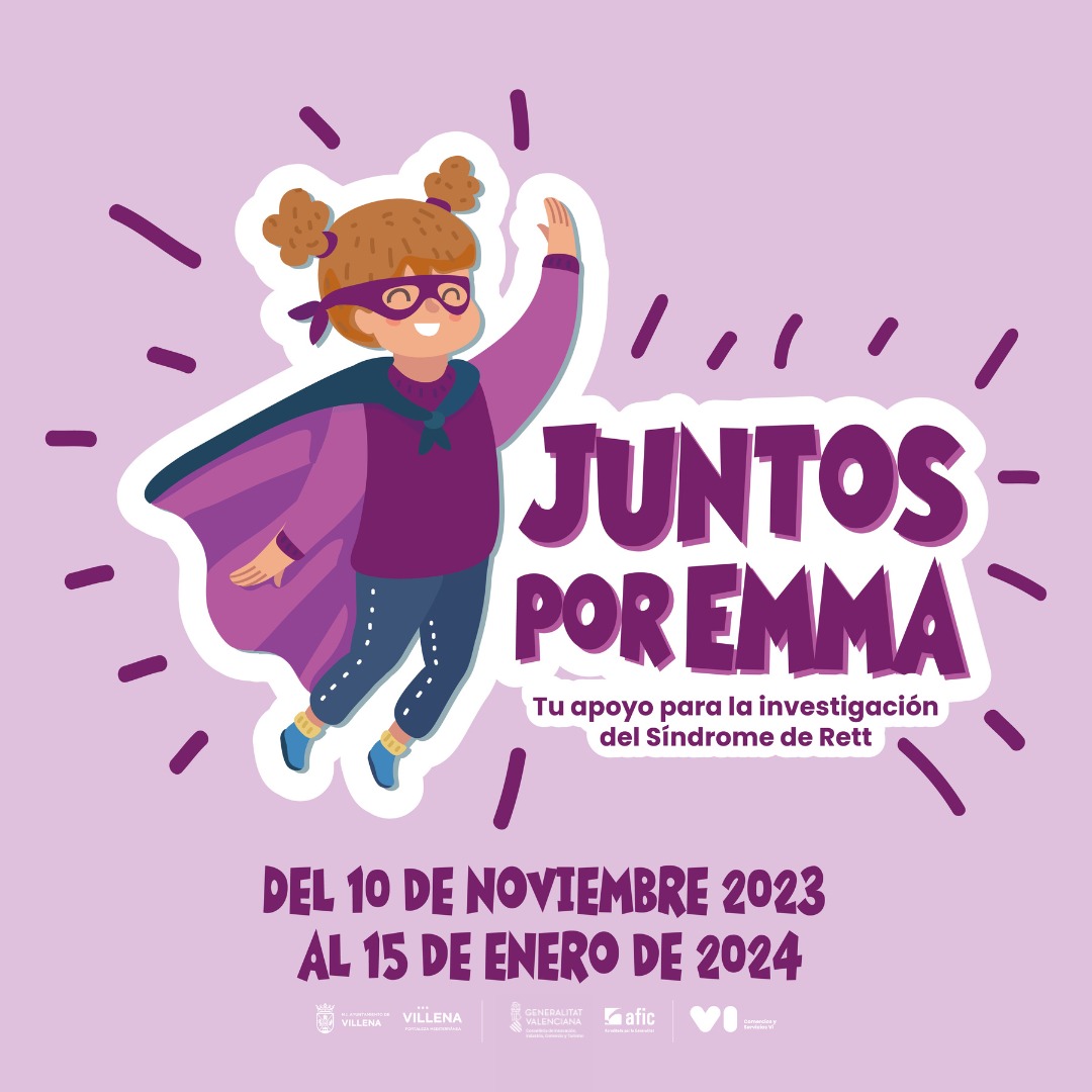 ¡Juntos por Emma!
Apóyanos en la investigación del Síndrome de Rett.

¡Somos establecimiento colaborador! Pásate por Delfincar y deja tu donativo a favor de @MiPrincesaRett. ¡Cada gesto cuenta! 💓