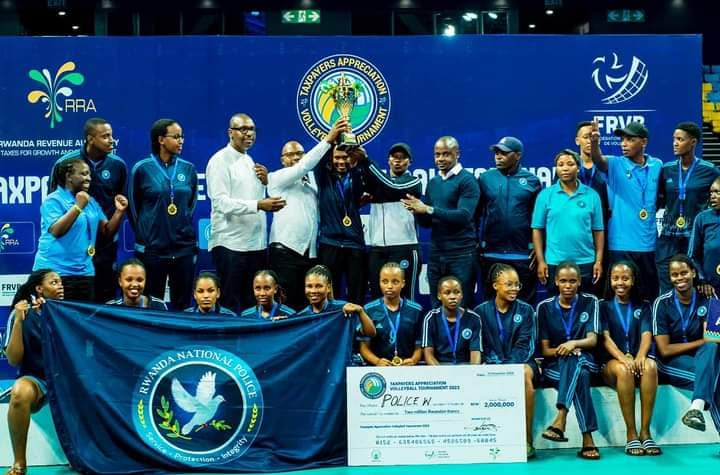 CAVBPress's tweet photo. #TAM2023!  #POLICEVC dominated with a 3-1 win against #RRAWVC while #APRVC triumphed over #Kepler VC with a close 3-2 Win.
Congratulations again to the winners of #TAM2023 third Edition. https://t.co/Lg6XHSyRkr