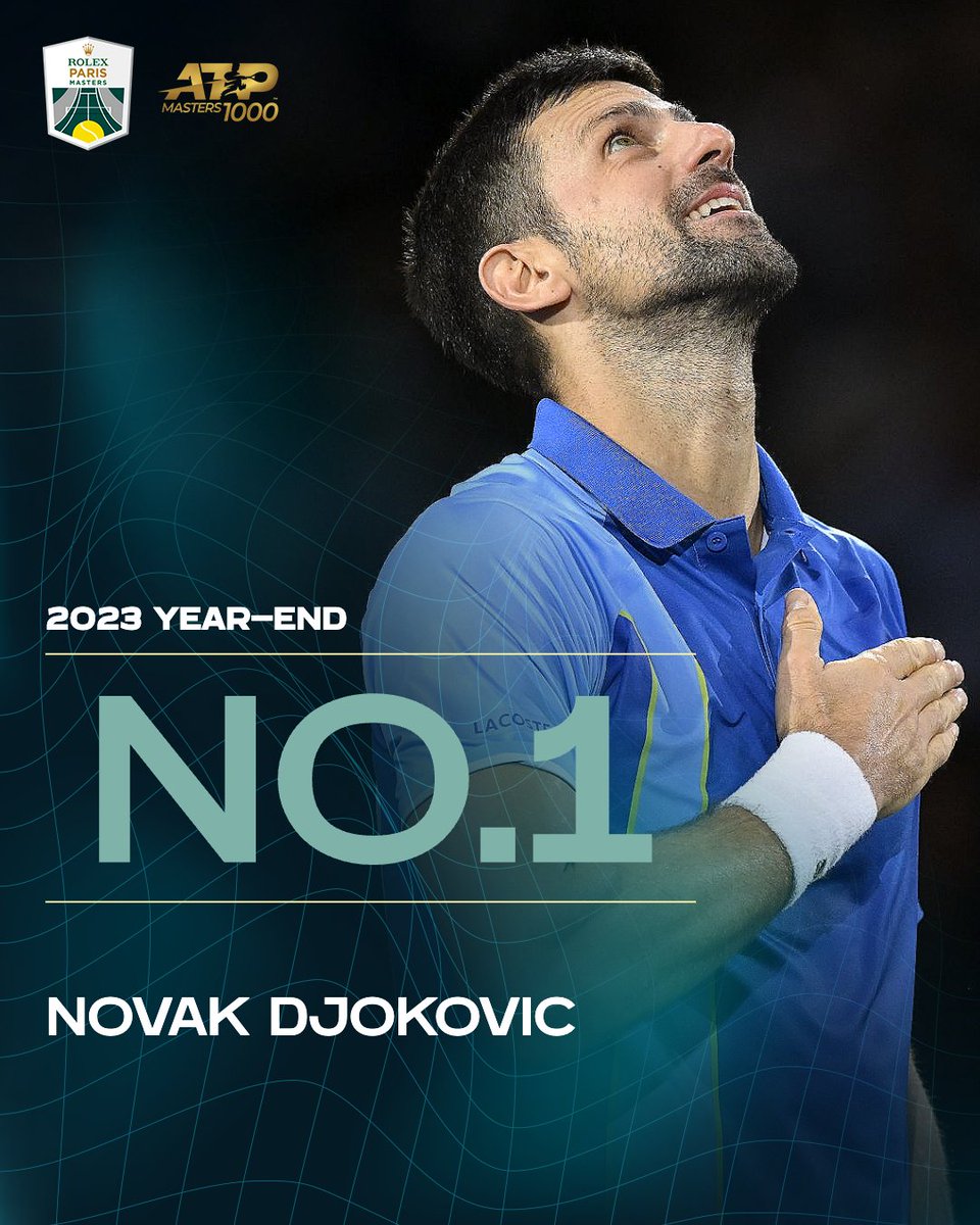 THE BOSS 👑 Novak Djokovic clinches his record-extending 8TH @atptour Year-End No.1!