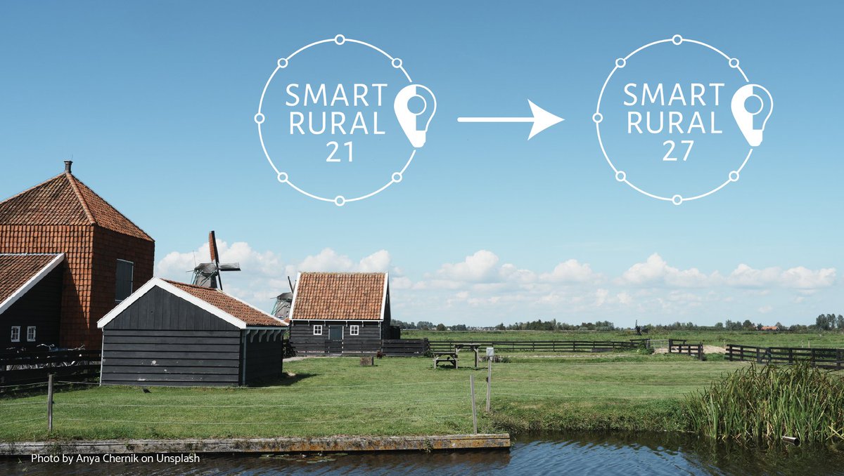 Our Smart Rural 21 accounts on X and Facebook are no longer active! Continue to follow us through the Smart Rural 27 project to get updates about the latest #SmartVillages news! 👉on X, @SmartRural27: twitter.com/SmartRural27 👉on Facebook, SmartRural27: facebook.com/profile.php?id…