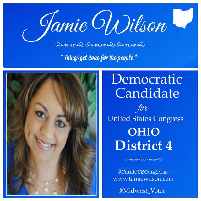 @TamieUSCongress  is running for U.S. House, Ohio District 4 to fight for increasing wages, a tax system that is fair to everyone and unseat Jim Jordan 

#DemVoice1   #ONEV1 #BLUEDOT #LiveBlue2022  #ResistanceBlue
