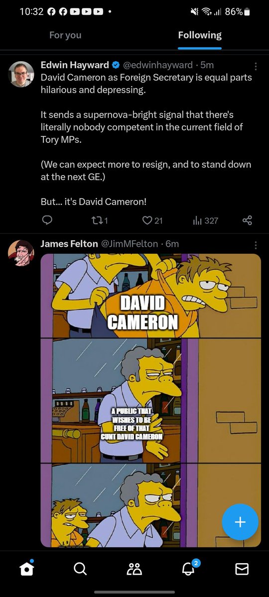 Bowlerman76's tweet photo. @edwinhayward How your tweet appeared for me 😆 https://t.co/AC1yqhHIUq