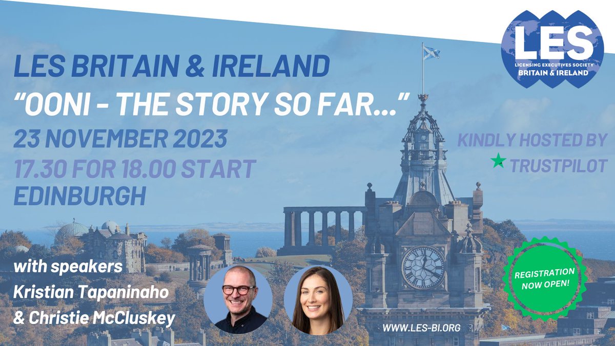 Please join us for the 3rd LES Scotland Committee event of the year!

We are delighted to be joined by Ooni. Speakers will take us through the journey of Ooni so far and what the future looks like.

Read more and register here:
mailchi.mp/503160ea4c11/l…