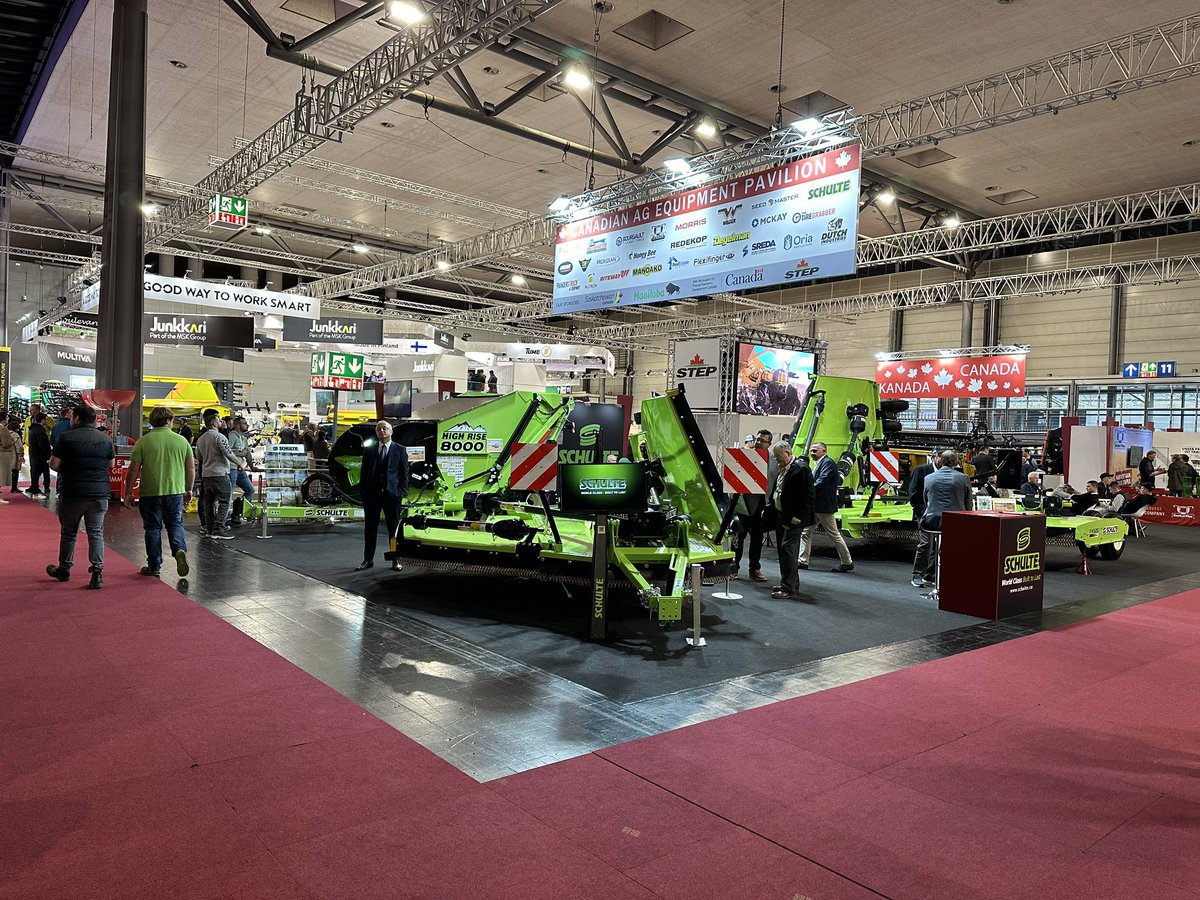 We’re at AGRITECHNICA the world’s largest farm trade show in Hannover Germany. Selling Saskatchewan made farm equipment to the world. 
Hall #12 Aisle C booth 59U.

#WorldClassBuiltToLast
#SchulteIndustries
#Agritechnica2023