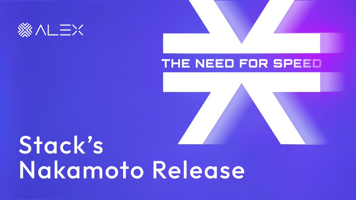 ALEXLabBTC's tweet image. ⚡️ Enter Stack's Nakamoto Release in early 2024, slashing block confirmation times from 10-15 minutes to just 5 seconds.

🔄 Faster than ever, enhancing the DeFi experience and putting Bitcoin on par with Ethereum's transaction speeds.
