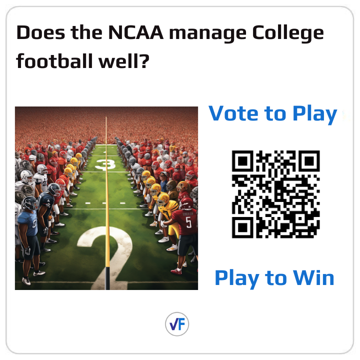 VoteFrenzy's tweet photo. VoteFrenzy: Fun awaits!

👉 Poll Url : https://t.co/nebmt0qzR8

#ncaafootball #NCAAInsights #Football #collegefootball #sportspoll #collegefootballdebate #CollegeFootballManagement #EventOrganizersTalk #DestinationMarketersViews #SocialMediaPolls #EngagementBoost #SportsDebates https://t.co/qM3j05vqJU