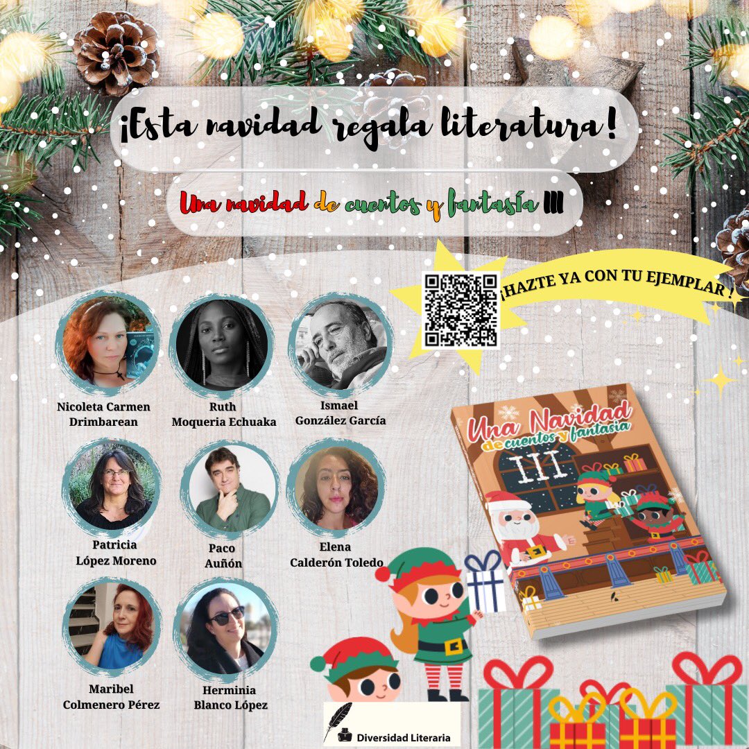 "Una Navidad de Cuentos y Fantasía III" llegará a muchos hogares 🎅🏽 durante este mes de diciembre. Sumérgete tú también en ocho imaginativos cuentos ilustrados, perfectos para compartir en familia🎄debajo del árbol. ¡Imprescindible para las fiestas! 📚

👇
bit.ly/46QHVuj