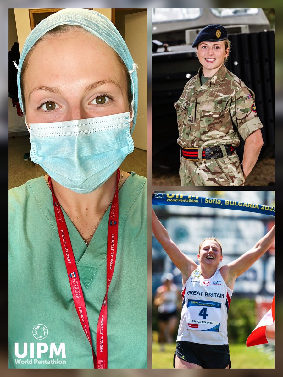 Elite athlete...
Army officer...
Qualified doctor... &amp; soon Olympian?
#RoadToParis2024 
Who is <a href="/KerenzaBryson/">Kerenza Bryson</a> 🇬🇧
Full article | uipmworld.org/news/pentathlo…
