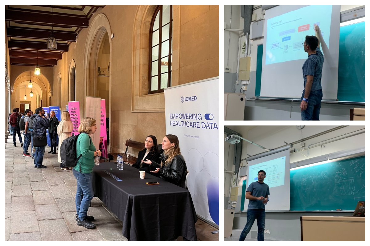 💥IOMED was one of the sponsors of #PyDayBCN @PyBCN held last November 11th at the University of Barcelona (UB).

🗣️The co-founder and CTO of IOMED, @gabimaeztu , was in charge of giving the attractive workshop called 'Augmented Generation Retrieval from scratch'
#PyBCN #Python
