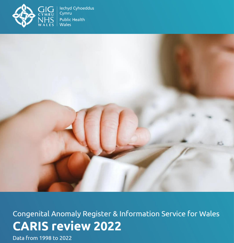 The 2023 annual report for the Congenital Anomaly Register and Information Service for Wales (CARIS) has been published. For more information visit: phw.nhs.wales/services-and-t…