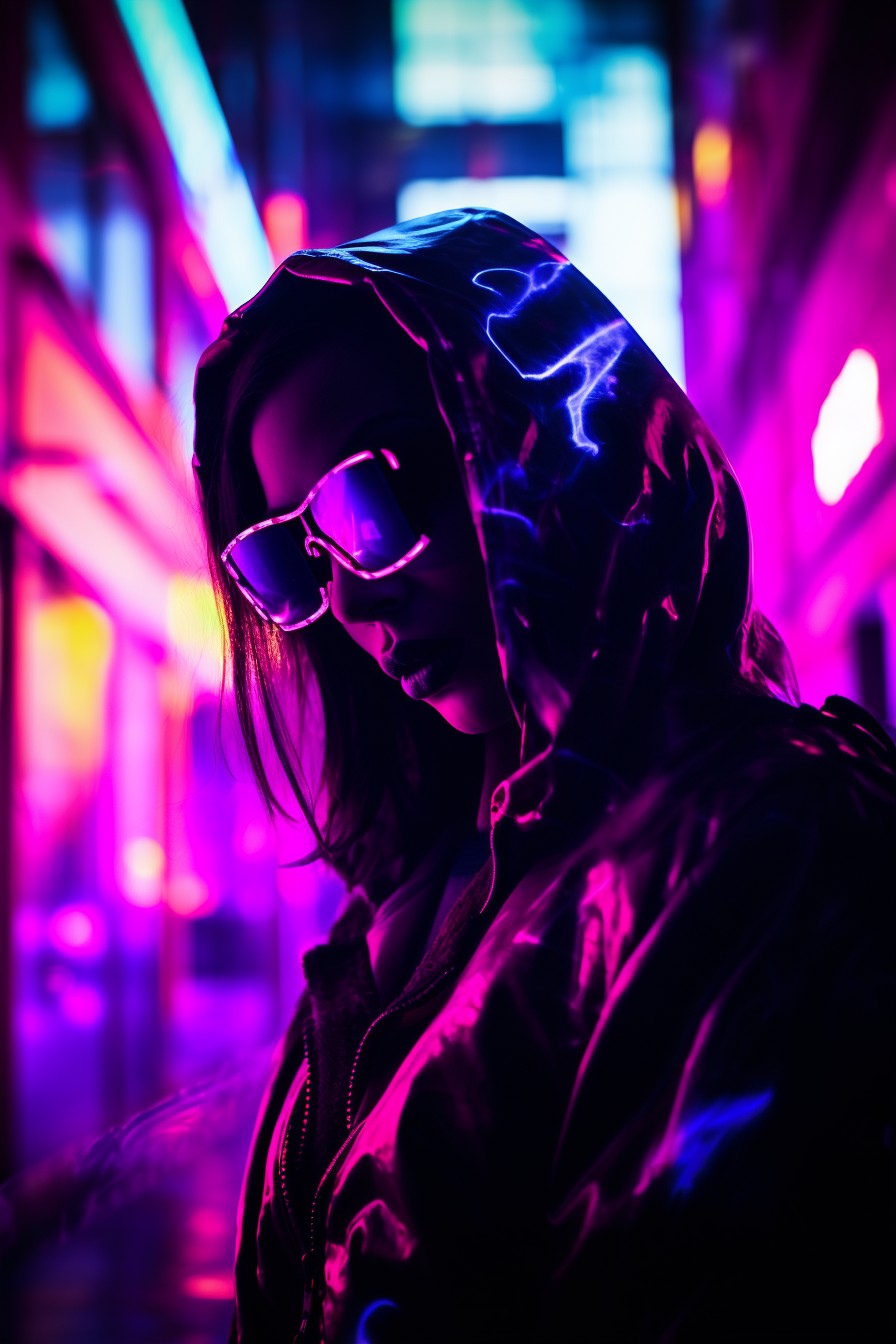 AI generated images of Neon, 3rd post . Link to the previous post is in the  comment . It contains AI generated images of Jett. Before that I posted AI  gen images