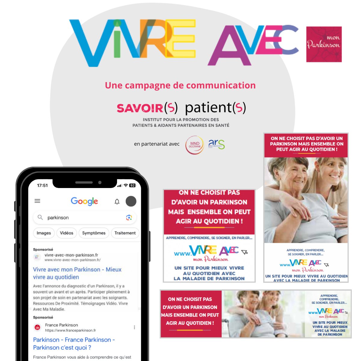 Vivre avec mon Parkinson
Promouvoir ce site avec <a href="/PoleMnd/">Pôle MND</a> et <a href="/ARS_OC/">ARS Occitanie</a> , c’est faire campagne pour leur permettre de mieux comprendre la maladie, améliorer leur qualité de vie et faciliter leur parcours de santé.
#Parkinson #vivreavec