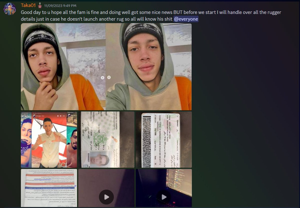 Zeck_Sol's tweet image. I don’t like to fo that but @Dworfz rugged 
These some infos about their team!!!
First one: @medaniqi after mint he sweept @DeadKingSociety and bunch of @oogyNFT with mint funds.
Second one: the artist @Oni_art66 he did same thing.
Third one ⬇️⬇️