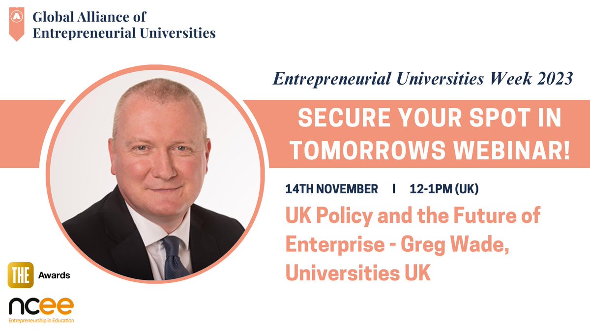 ncee (@nceeuk) on Twitter photo 🌟 Miss Monday's webinar? No worries! Join tomorrow's 'UK Policy and the Future of Enterprise' session with Greg Wade, <a href="/UniversitiesUK/">Universities UK</a>.🚀 Don't miss a week of insights and opportunities.
Secure your spot! 👉 eu1.hubs.ly/H069P0Z0
Details: eu1.hubs.ly/H069NTD0
#EntUniWeek 🌟 Miss Monday's webinar? No worries! Join tomorrow's 'UK Policy and the Future of Enterprise' session with Greg Wade, <a href="/UniversitiesUK/">Universities UK</a>.🚀 Don't miss a week of insights and opportunities.
Secure your spot! 👉 eu1.hubs.ly/H069P0Z0
Details: eu1.hubs.ly/H069NTD0
#EntUniWeek