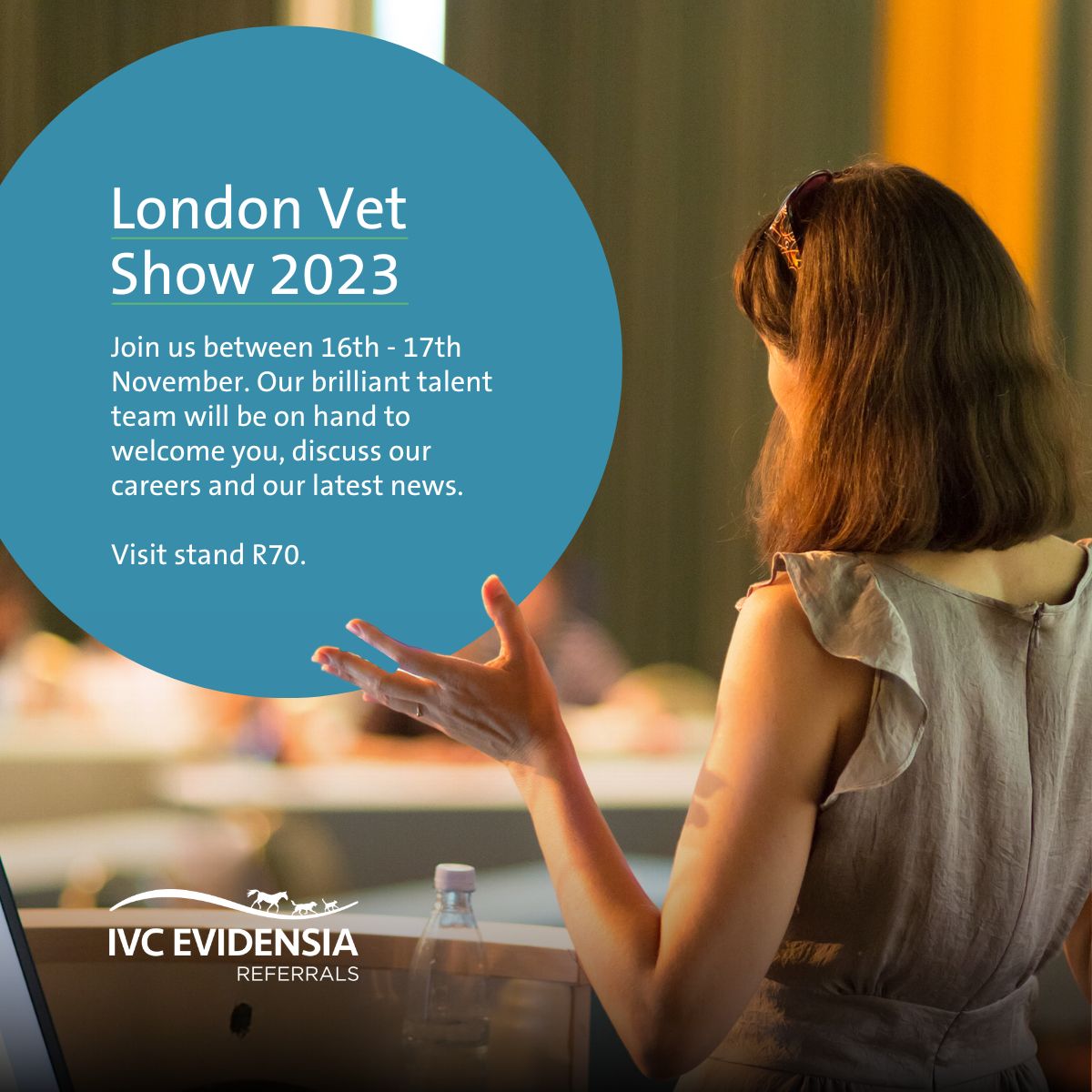 As we approach London Vet Show 2023, we look forward to meeting everyone who is planning to attend.
 
Like or comment below if you have tickets to attend London Vet Show 2023 - We hope to see you there!
 
Find us on stand R70.
 
#LVS2023