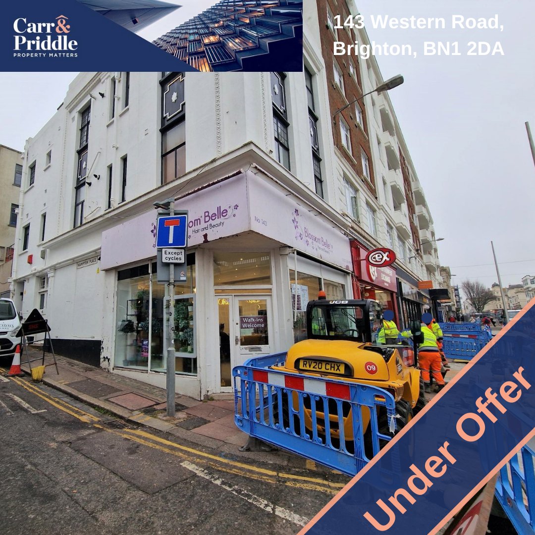 CarrPriddle's tweet photo. We are off to another great start to the week! 143 Western Road, Brighton is finally UNDER OFFER!! 🥳 

#underoffer #commercial #commercialproperty #properties #eastsussex #sussex #commercialagent #carrpriddle https://t.co/W7qHww9Ohb