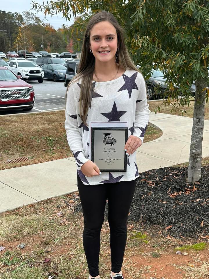 Ou next dual sport athlete Kellan Flynn for being named GHSA 7A PLAYER OF THE YEAR for VOLLEYBALL! We are so proud of you Kellan!
