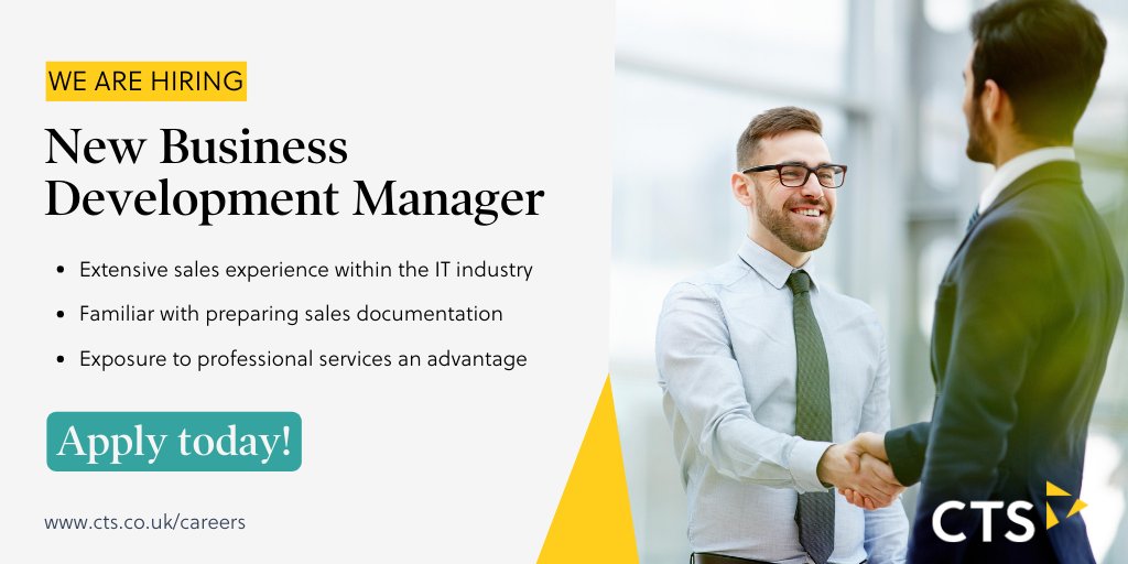 📣 We're looking for a passionate New Business Development Manager to join our team! 

If you're a master at forging new partnerships and creating growth opportunities, we want to hear from you! 🤝 Apply now! 

hubs.ly/Q028DCHH0

#LegalTech #JobOpportunitiy #SalesRole