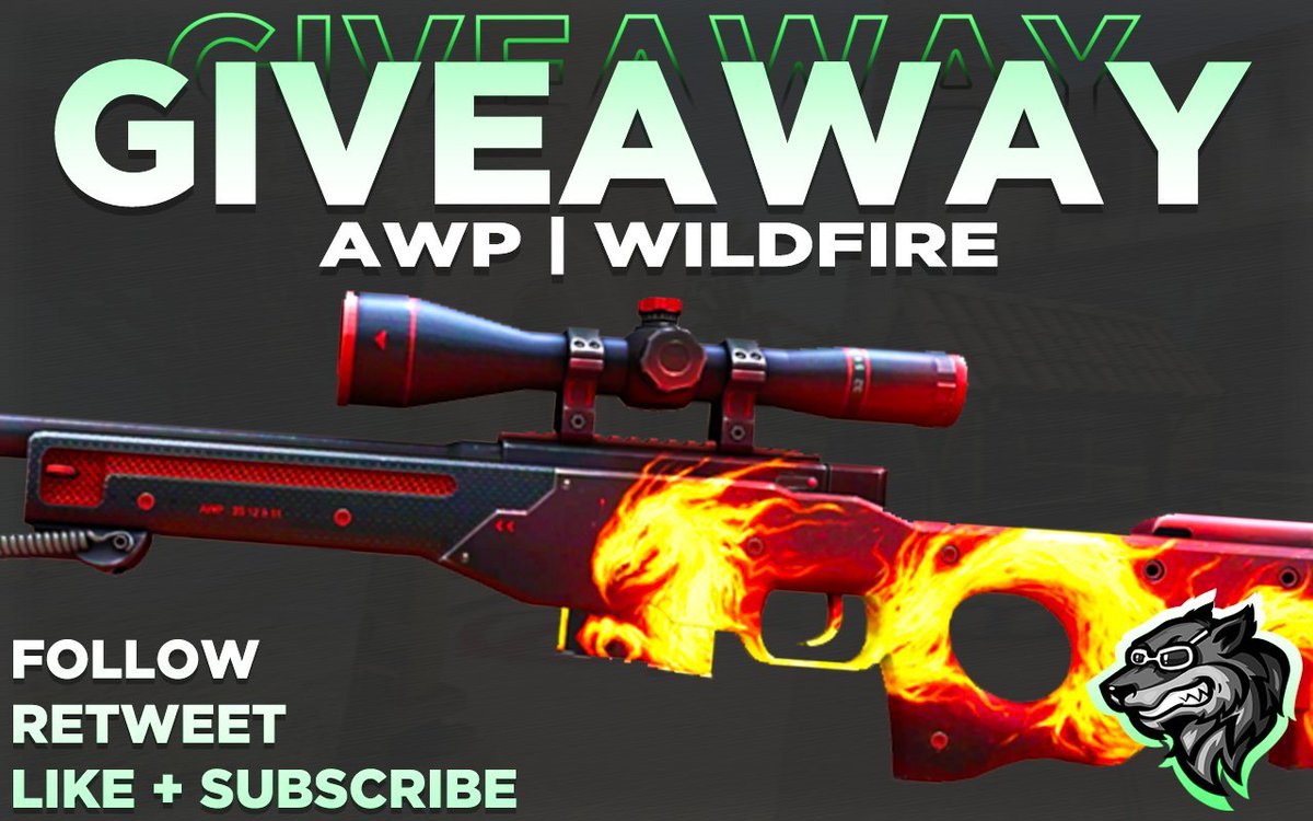 💸 AWP | Wildfire [$75] 💸
💎 CS:GO Skin Giveaway 💎

⏩ Follow me @jordanrnet
🔁 Retweet
⬇️ Like + Subscribe ⬇️
youtube.com/watch?v=sNYNMR…

🔜 Winner will be picked in a few days! GL!
👥 Tag some friends so they can enter as well!
#Giveaway #CSGOGiveaway #CSGOSkins