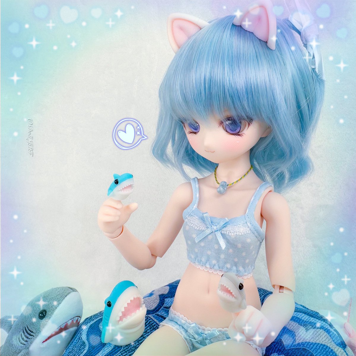 AndroidPDF's tweet photo. 咲那ちゃん: 可愛いサメちゃん達 🦈🦈🦈ニャ💕 (Ф∀Ф)ฅ
Sana-chan: Very cute shark-chans 🦈🦈🦈 meow 💕 (Ф∀Ф)ฅ
#fashiontaildoll #sharkpuppet #minisharkpuppet #ぽるかいんなー #polkadot #クリアロっ子 #mdd咲那 #mddはいいぞ #catgirl #dolljpf https://t.co/nDOIoKbKfE