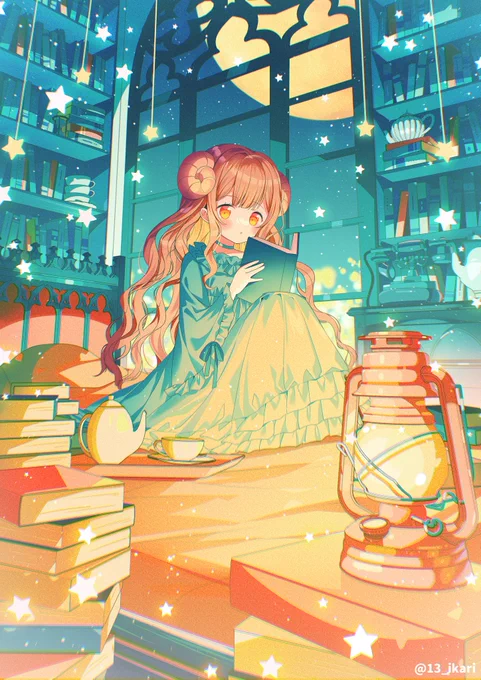 本に埋もれて眠りたい #オリジナル