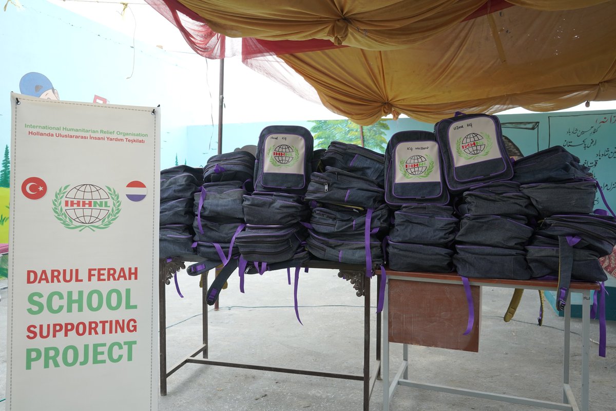 HelpInNeed_PK's tweet photo. #IHHNL Darul Farah School has been inaugurated, bringing double the joy and blessings of Eid and Qurbani to Afghan refugee children in Dargai. Education is now restored after their school was damaged by floods, providing a brighter future for these resilient children https://t.co/oLAAuzHzF6