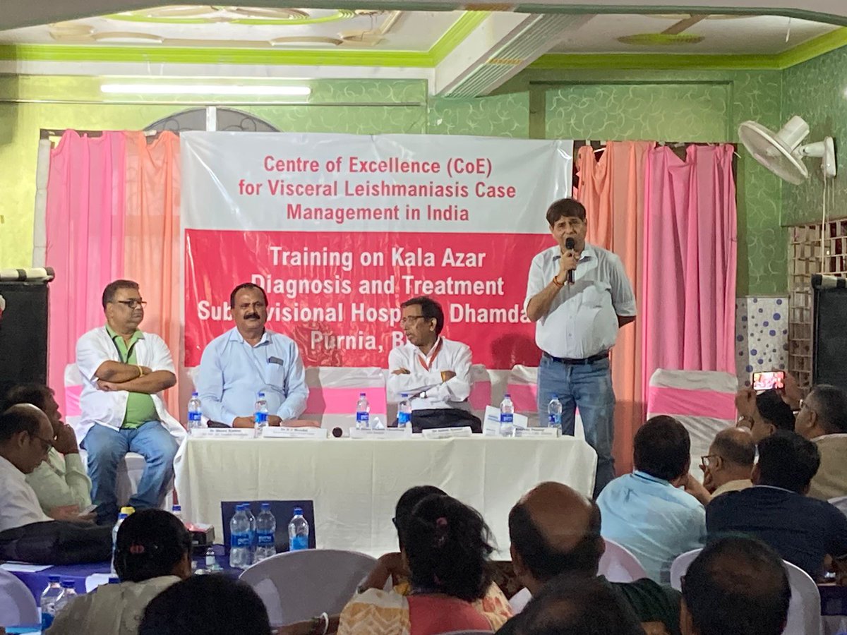 Ahead of the launch of <a href="/DNDi/">Drugs for Neglected Diseases initiative</a>'s new Centre of Excellence for VL at Dhamdaha in Purnea, Bihar we organized a training for local healthcare professionals on #kalaazar diagnosis and treatment #BeatNTDs