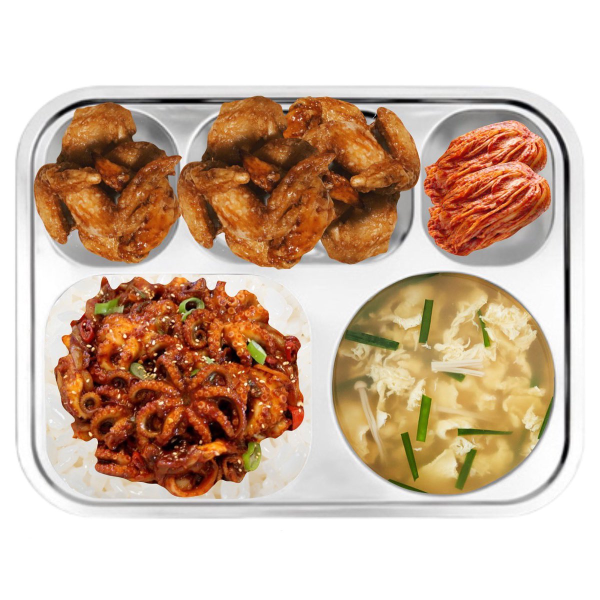 230714 (금) 석식 🌕

쭈꾸미덮밥
팽이버섯계란국
닭통날개튀김
배추김치

세준아 맛있게 먹어 🍓❤️

#임세준 #세준 #sejun