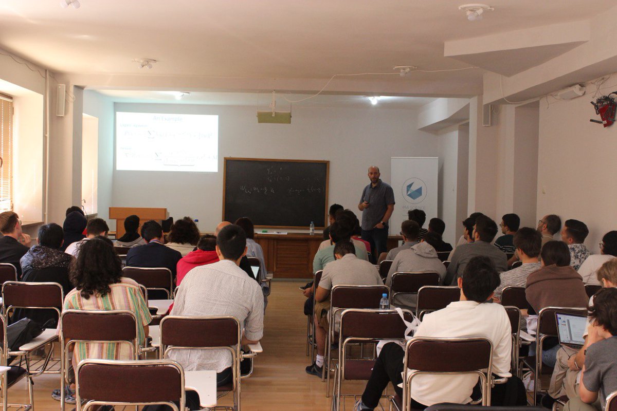 TakacMartin's tweet image. I had the privilege of sharing insights on adaptive learning algorithms at the Summer School &quot;Statistics &amp;amp; Learning Theory&quot; (mathschool.ysu.am/slt2023/). The enthusiasm&amp;amp;brilliance of the students was truly inspiring! An exciting journey! #AdaptiveLearning #Statistics #LearningTheory