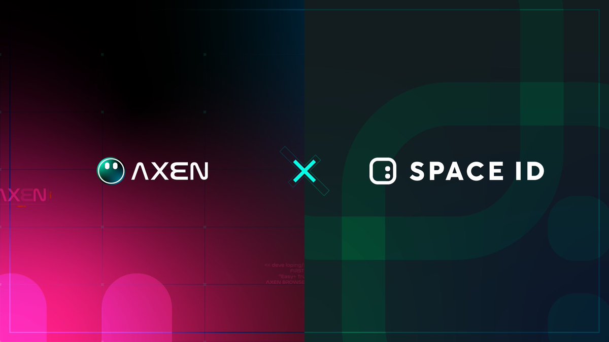 Axen AI x <a href="/SpaceIDProtocol/">SPACE ID</a> : Unlocking a New Era of Possibilities. 

Axen AI is thrilled to partner with SPACE ID, paving the way for a groundbreaking future in the web3 landscape. 

🧵1/4