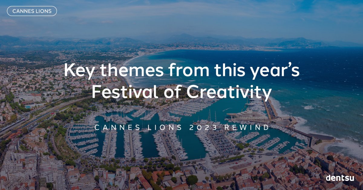 We're coming out of #CannesLions2023 with some incredible examples of creativity and inspiration across the industry. Soak up the biggest takeaways and next steps for brands to meet the evolving industry trends. ow.ly/TylP50P7phg