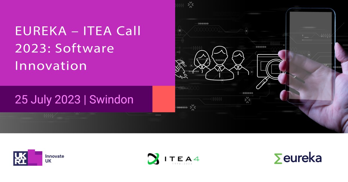 Are you a software innovator with a passion for cutting-edge technology? Join us at EUREKA – ITEA Call 2023 on July 25th in Swindon, where innovation thrives! Let's create the future together. 
Register here &gt; bit.ly/43neuO3 
#EUREKAITEA2023 #SoftwareInnovation