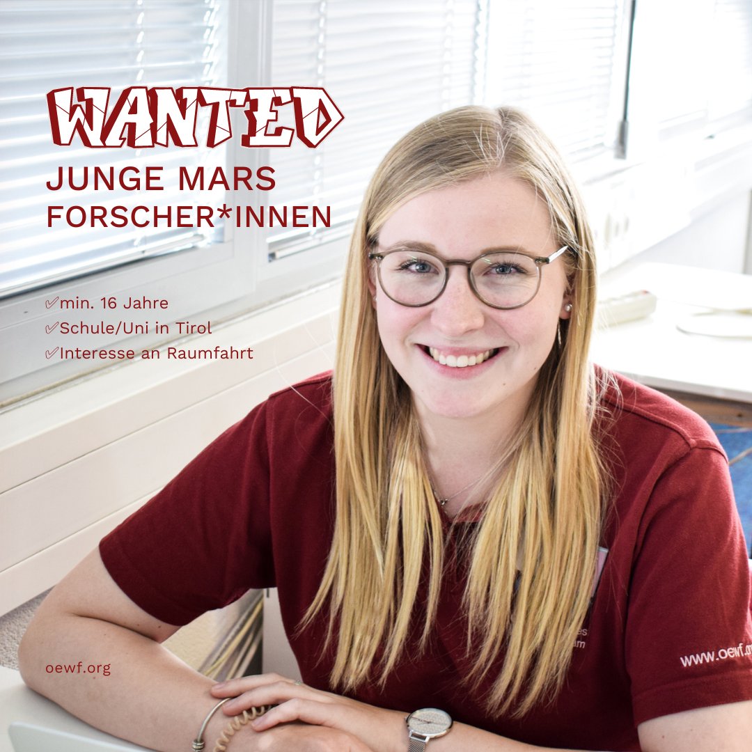 #ICYMI 📣 Hey, du! Du hast Lust auf Raumfahrt und Abenteuer? 📣 
Du kommst aus Tirol? Bist mind. 16 Jahre? Bereitschaft dich einzubringen? Dann sei dabei am 1. und 2. Sep. in Peuerbach OÖ! 

Alle Details zum Junior Researchers Programm hier ⤵️
ow.ly/9xzs50P26BE

#intirol