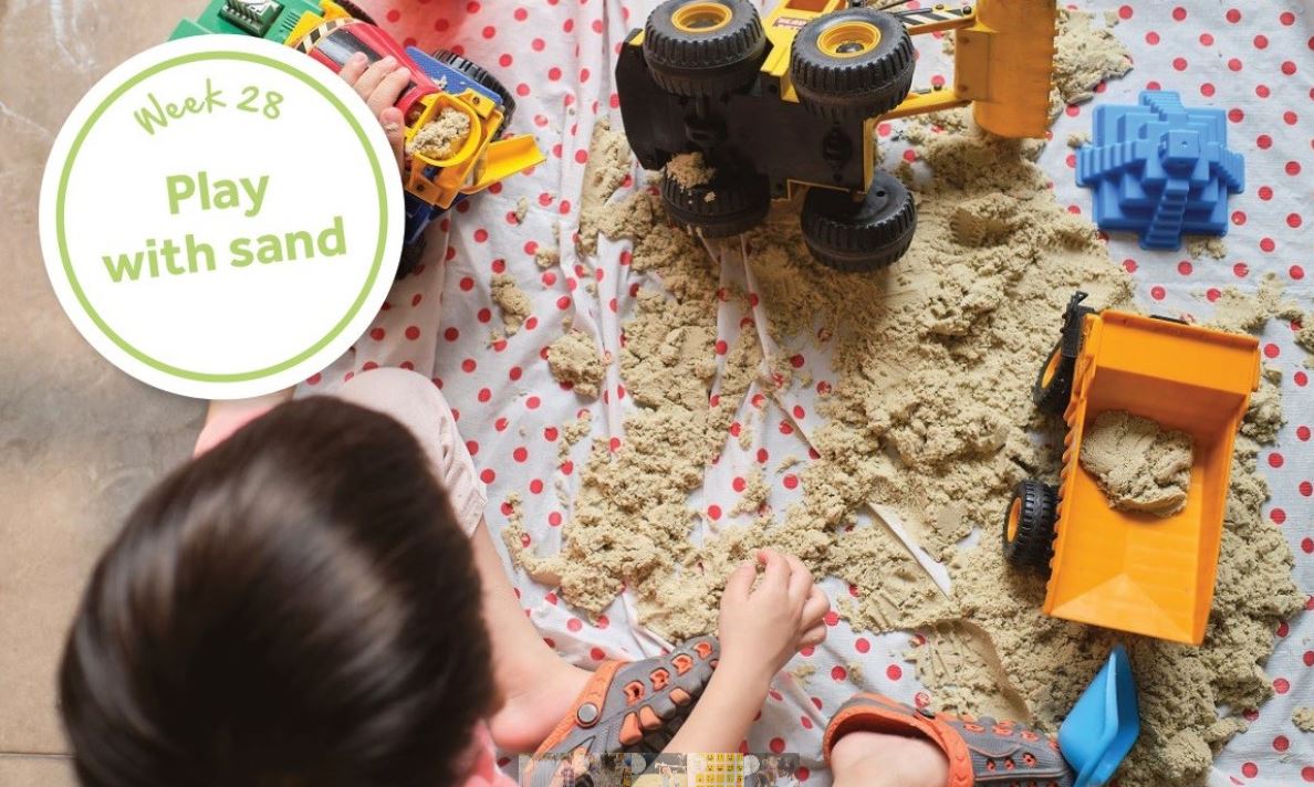 DerbyCC's tweet image. Week 28 of #52Things to do before you're 5 - Play with sand🏜️

Explore sand with your child and see what they can do with it!
Find out more and order your pack👉orlo.uk/uHsG4

We’d love your feedback on the 52 Things to do before you’re 5 pack!
👉orlo.uk/d2UkX