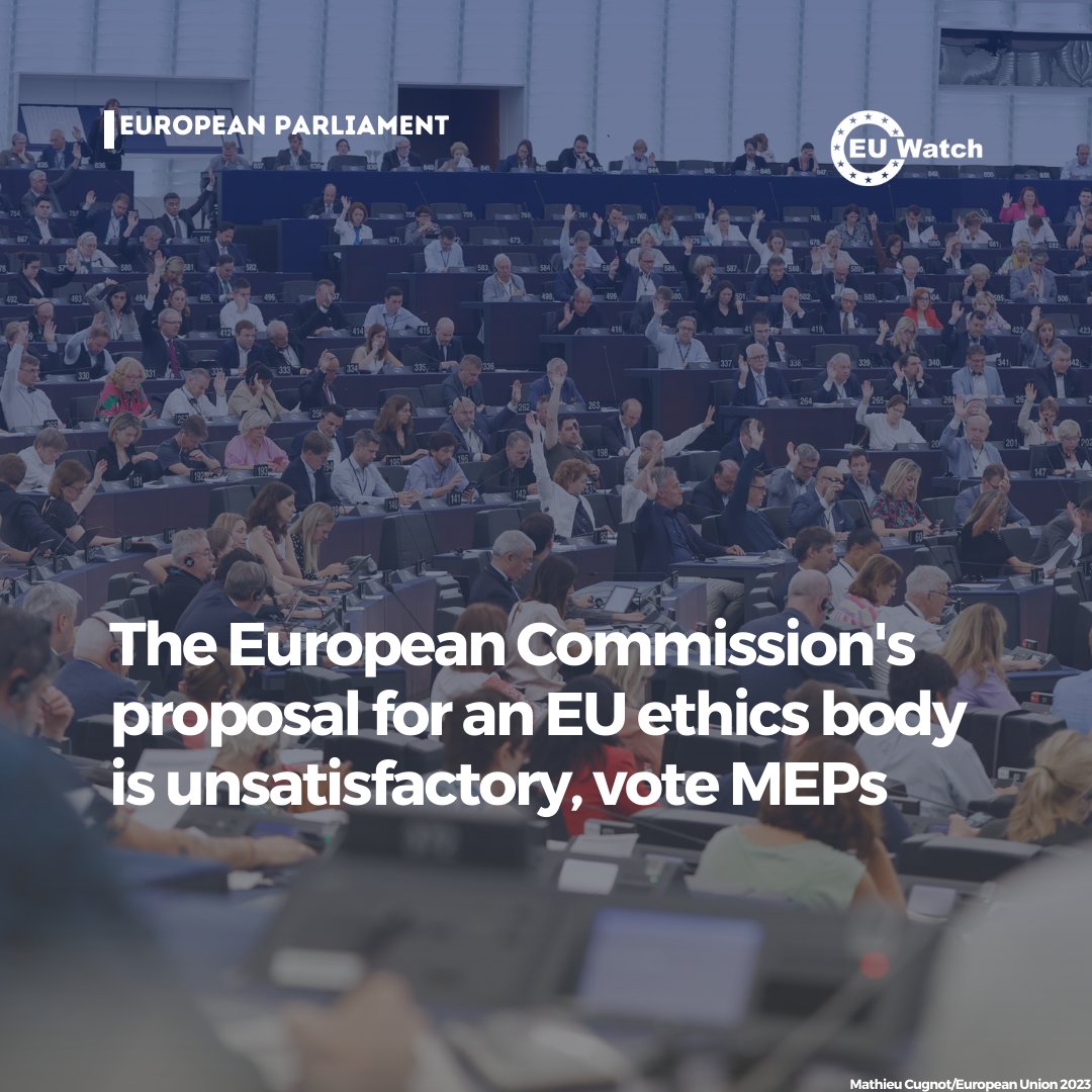 EUWatchBrussels's tweet image. 📢 MEPs emphasized that the current proposal for an EU ethics body does not meet the criteria of an authentic and independent ethics body as envisioned by @Europarl_EN two years ago. 

Additionally, they aim to have the body operational in the first half of 2024.

#EPplenary