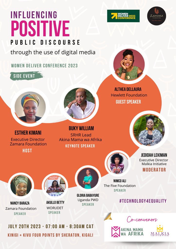 ✨#Technology4Equality✨

We are thrilled to announce our exceptional panel of fierce and powerful speakers for the side event discussion.📣📣

Don't miss out on this electrifying breakfast session, where we will dive deep into how digital media can profoundly mould positive