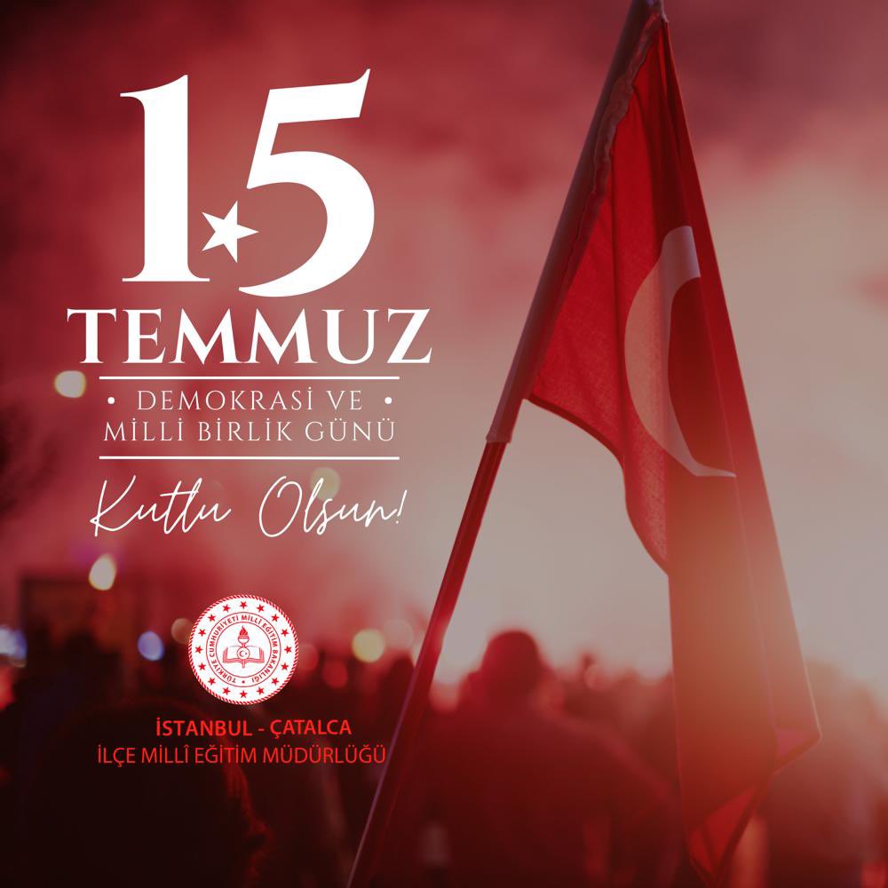 MİLLETİMİZ 15 TEMMUZ İHANETİNİ UNUTMAYACAK TEKRARINA ASLA FIRSAT VERMEYECEKTİR.

Canımızla,kanımızla mücadelemizi hiç bir zaman bırakmayacağız.

15 Temmuz Demokrasi ve Milli Birlik Günü’müz kutlu olsun.🇹🇷🇹🇷